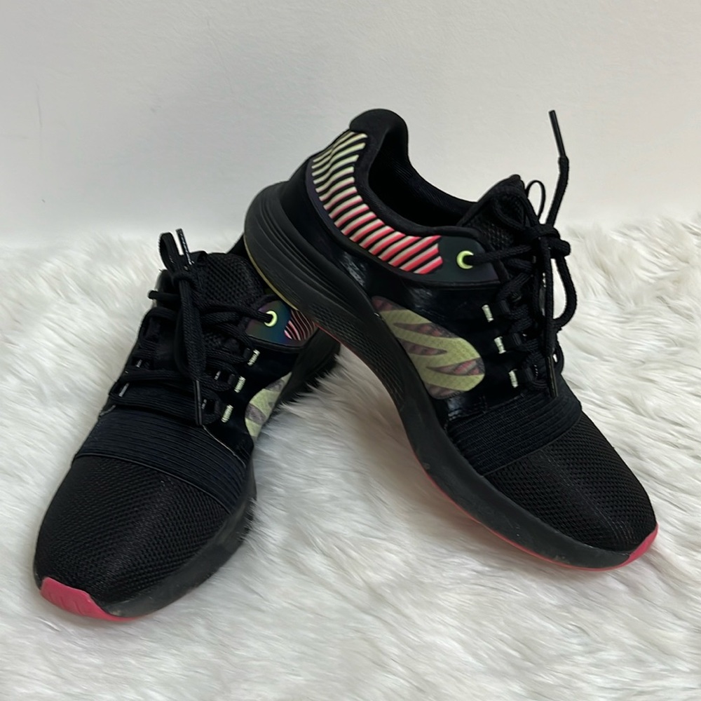 Under Armour Charged Breathe Bliss Sneakers Shoes Women Black Size 8 sporty